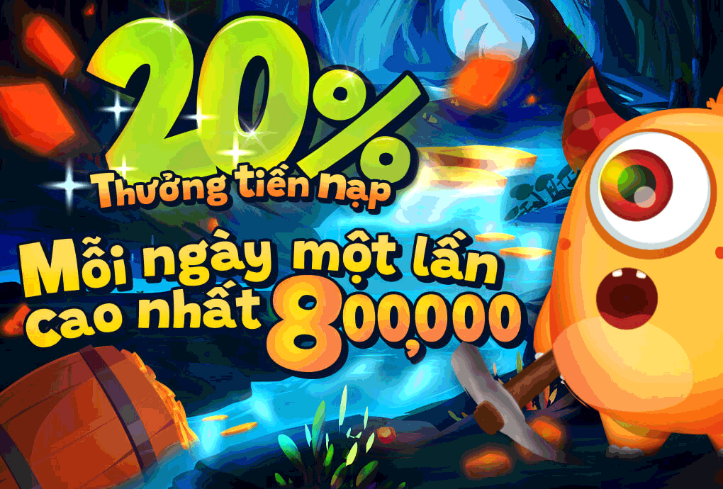 20% Thưởng nạp mỗi ngày